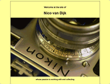 Tablet Screenshot of nicovandijk.net